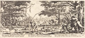 Köylüler Kendilerinin İntikamı, c. 1633. by Jacques Callot