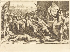 Türklerin Yeniden Gemiye Alınması, c. 1614. by Jacques Callot