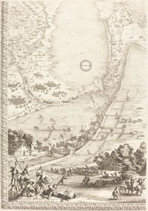 Breda Kuşatması [plaka 4/6], 16271628. by Jacques Callot