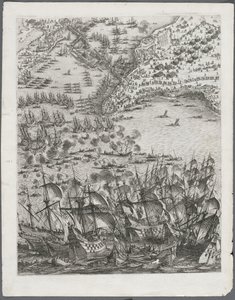 La Rochelle Kuşatması: Levha 11 by Jacques Callot