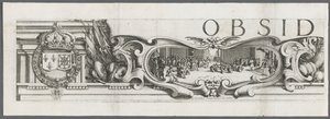 La Rochelle Kuşatması: Levha 1, 1628-1630. by Jacques Callot
