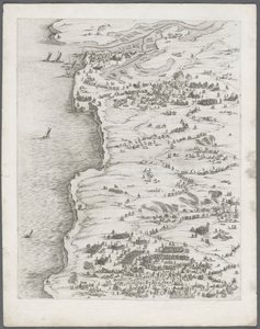 La Rochelle Kuşatması: Levha 5, 1628-1630. by Jacques Callot