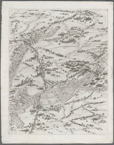 La Rochelle Kuşatması: Levha 7, 1628-1630. by Jacques Callot