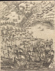 La Rochelle Kuşatması [levha 11/16; set, 1952.8.97-112] içerir by Jacques Callot