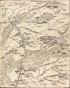 La Rochelle Kuşatması [plaka 7/16; set, 1952.8.97-112] içerir by Jacques Callot