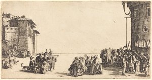 Köle Pazarı by Jacques Callot