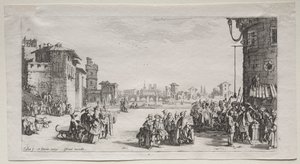 Köle Pazarı by Jacques Callot