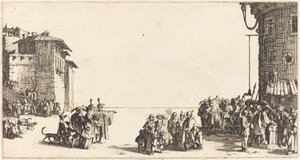 Köle Pazarı, 1620. by Jacques Callot