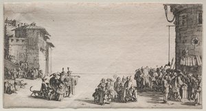 Köle Pazarı, 1629. by Jacques Callot