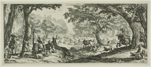geyik avı by Jacques Callot