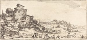 Geyik Avı, muhtemelen c. 1630. by Jacques Callot