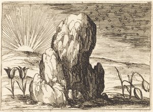 Laleler ve Güneş, 1628. by Jacques Callot