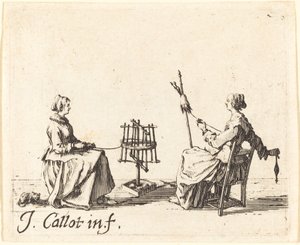 Sarıcı ve Döndürücü, c. 1623. by Jacques Callot