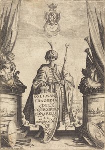 "Il Solimano" için Başlık Sayfası by Jacques Callot