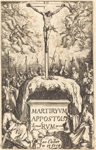 "Havarilerin Şehitlikleri" için Başlık Sayfası by Jacques Callot