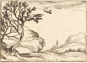 Çölde Uçan Kaplumbağa Güvercin by Jacques Callot