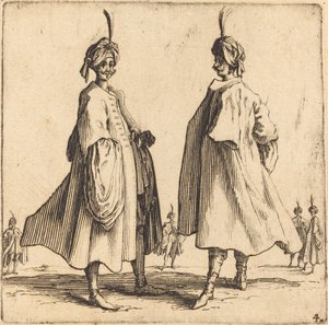 iki türk by Jacques Callot