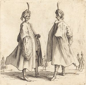 iki türk by Jacques Callot