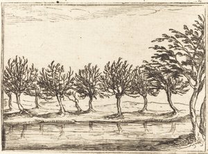 Su Kenarındaki Söğütler by Jacques Callot