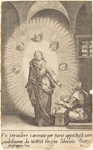 Teslim edilen Hizmetçi by Jacques Callot after Donato Mascagni