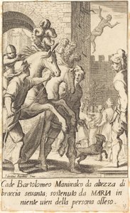 Bartolomeo, Çiftçi by Jacques Callot after Fabrizio Boschi