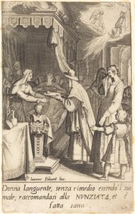 İyileşmiş Hasta Kişi by Jacques Callot after Giovanni Bilivert