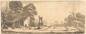 Bahçe by Jacques Callot or Follower of Jacques Callot