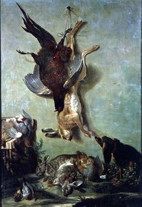 Natürmort Oyun by Jacques Charles Oudry