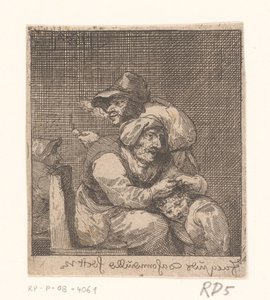 Bir çocuğun yaşlı bir kadın tarafından terk edilmesi by Jacques Dassonville (attributed to)