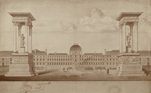 14 Temmuz ve 10 Ağustos tarihlerindeki anıtların Place du Carrousel