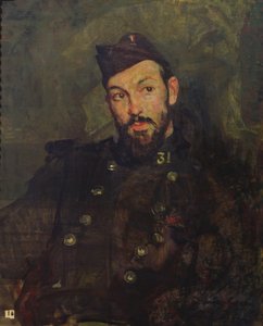 Üniformalı Felicien Cacan, 1915 by Jacques Emile Blanche