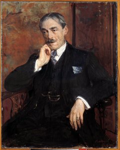Paul Valery'nin Portresi (Fransız yazar by Jacques Emile Blanche