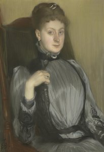 Bir kadının portresi, 1890 by Jacques Emile Blanche