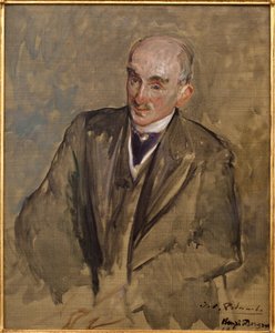 Henri Bergson (1859-1941) portresi için çalışma. Resim Jacques Emile (Jacques-Emile) Blanche (1861-1942), tuval üzerine yağlı boya by Jacques Emile Blanche
