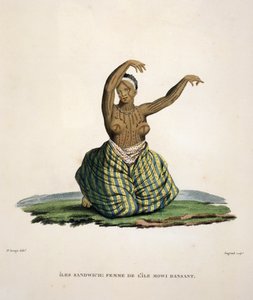 Parfait Augrand (d.1782) tarafından oyulmuş Hawaii Adaları