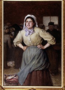 La cancalaise - Resim, Jacques Eugene Feyen (1815-1908), n.d.