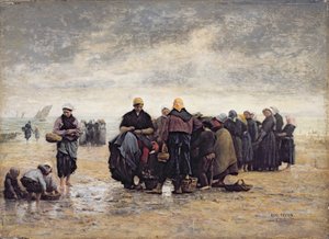 Kıyıda (panelde yağ)