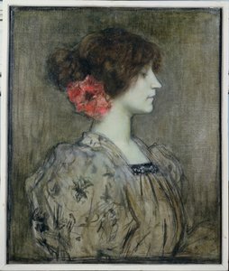 Colette (1873-1954), c.1896 by Jacques Fernand Humbert