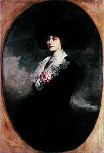 bir kadın portresi by Jacques Fernand Humbert