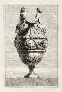 Vazo Takımı: Levha 5, 1746. by Jacques Francois Joseph Saly