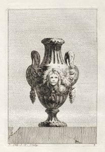 Vazo Takımı: Levha 8, 1746. by Jacques Francois Joseph Saly