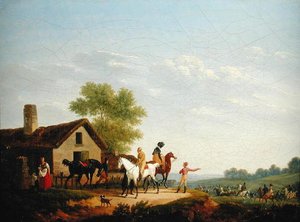 At yarışı by Jacques Francois Joseph Swebach