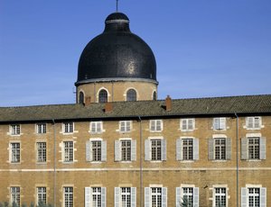 Barok mimarisi: Mimar Jacques Germain (Jacques-Germain) Soufflot (1713-1780) tarafından Hotel Dieu