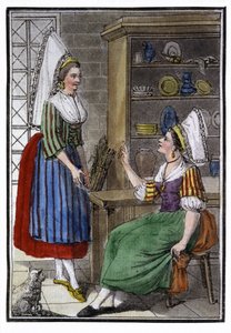 Normandiya'nın köylü kadınları by Jacques Grasset de Saint Sauveur