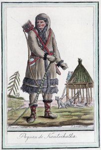 Köylü du Kamçatka - Grasset St Sauveur, Paris tarafından “” Seyahat Ansiklopedisi”nde by Jacques Grasset de Saint Sauveur