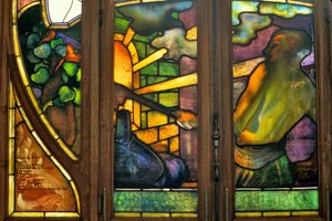 Nancy (bölüm 54), Art Nouveau, Ticaret ve Borsa Odası, Vitray, Jacques Gruber (1870-1936)