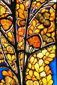 Nancy (bölüm 54), Art Nouveau, Hotel Bergeret, Vitray, Jacques Gruber (1870-1936) “” güller ve martılar””