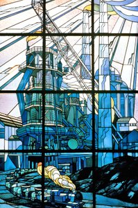 Nancy (bölüm 54), Art Nouveau, Vitray pencereler Jacques Gruber (1870-1936), Pont a Mousson'un koltuğunda, av. de la kurtuluş