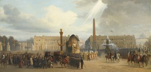Napolyon cenaze arabası Place de la Concorde