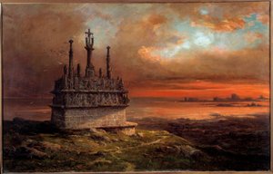Gün Batımında Tronoen Calvary